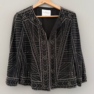Velvet by Graham & Spencer Sequin Jacket XS
